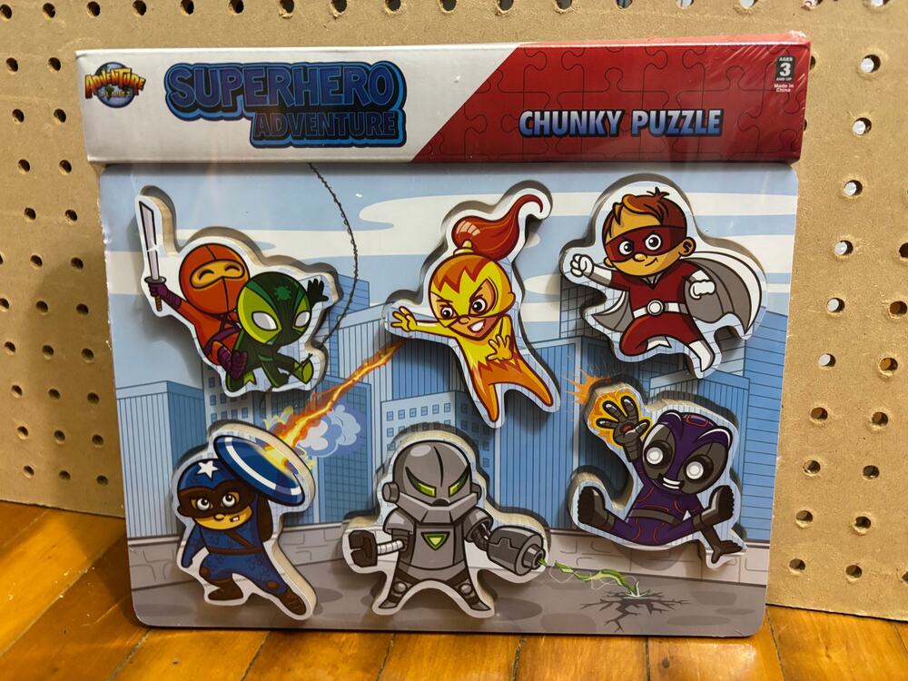 Marvel Superhero Adventure Chunky Puzzle New factory sealed.